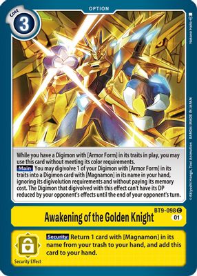 Awakening of the Golden Knight card image