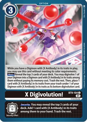 X Digivolution! card image