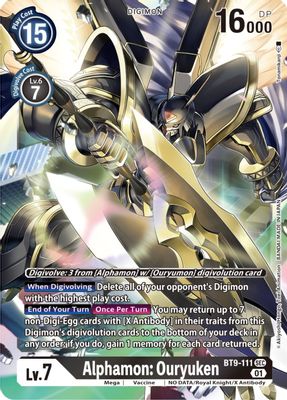 Alphamon: Ouryuken card image