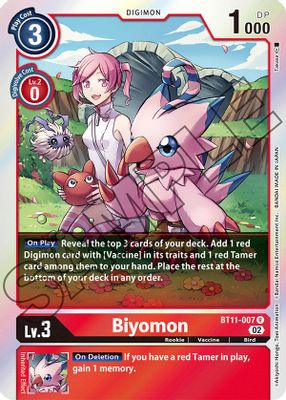 Biyomon card image