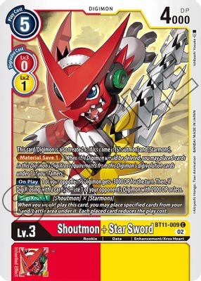 Shoutmon + Star Sword card image