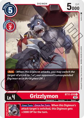 Grizzlymon card image