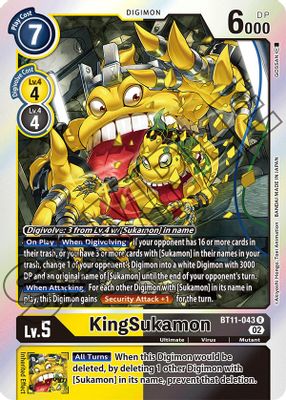 KingSukamon card image