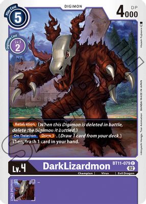 DarkLizardmon card image