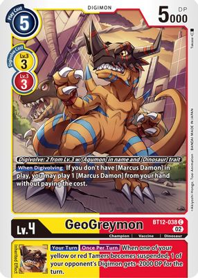 GeoGreymon card image