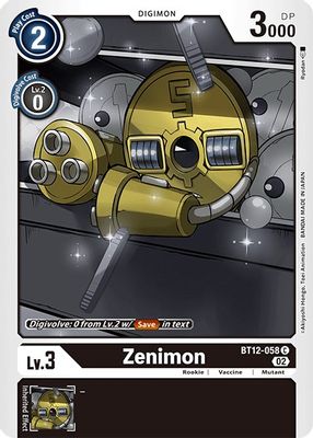 Zenimon card image