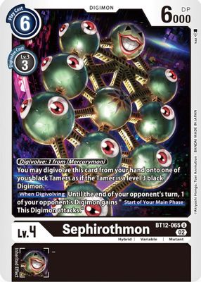 Sephirothmon card image