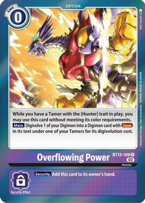 Overflowing Power card image