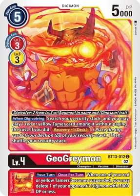 GeoGreymon card image