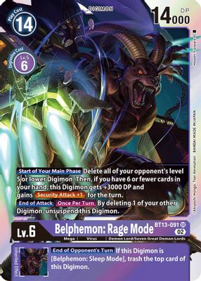Belphemon: Rage Mode card image