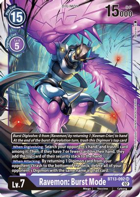 Ravemon: Burst Mode card image