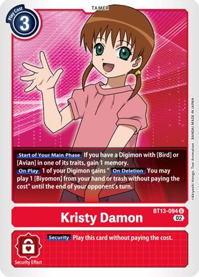 Kristy Damon card image