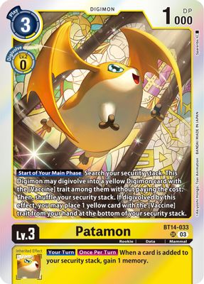 Patamon card image
