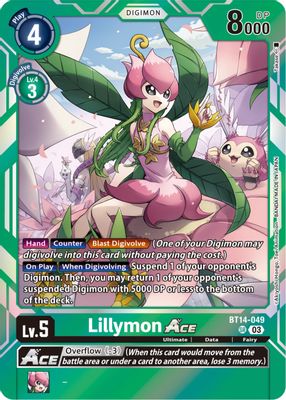 Lillymon ACE card image