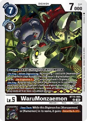 WaruMonzaemon card image
