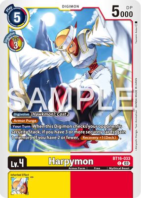 Harpymon card image