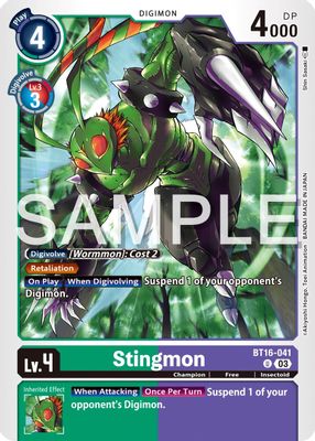 Stingmon card image