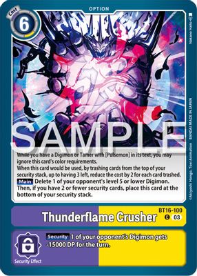 Thunderflame Crusher card image