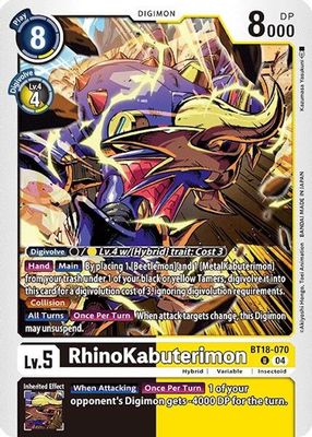 RhinoKabuterimon card image