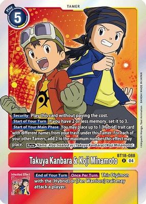 Takuya Kanbara & Koji Minamoto card image