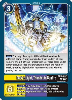 Dark to Light, Thunder to Gunfire card image
