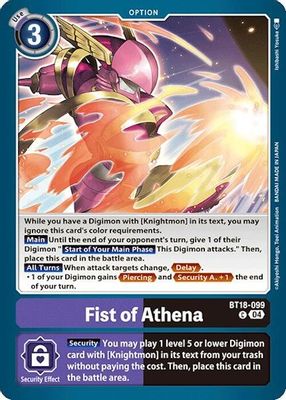 Fist of Athena card image