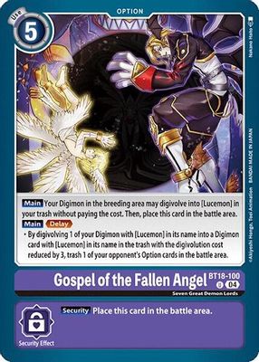 Gospel of the Fallen Angel card image