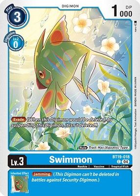 Swimmon card image