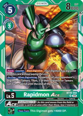 Rapidmon ACE card image