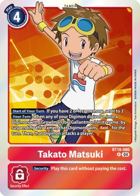 Takato Matsuki card image