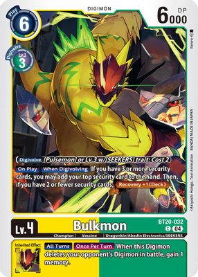 Bulkmon card image