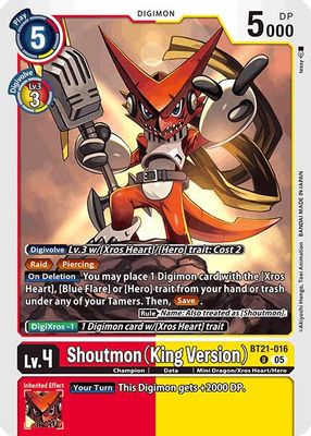 Shoutmon (King Version) card image