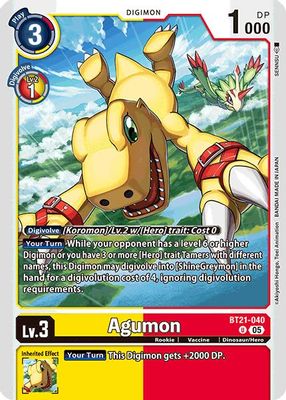 Agumon card image
