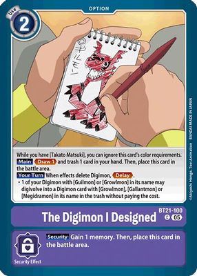 The Digimon I Designed card image