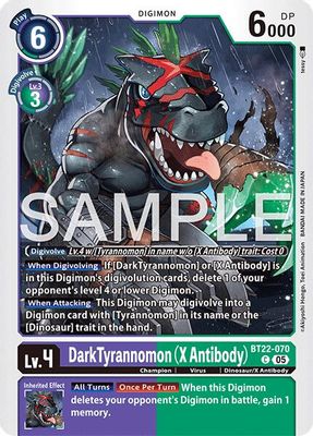DarkTyrannomon (X Antibody) card image