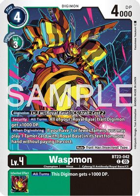 Waspmon card image