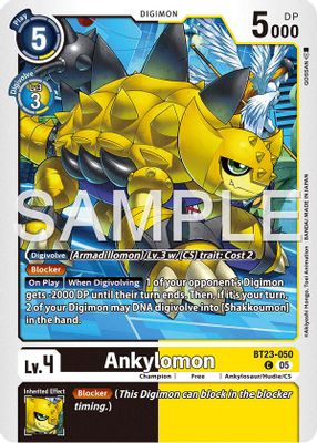 Ankylomon card image