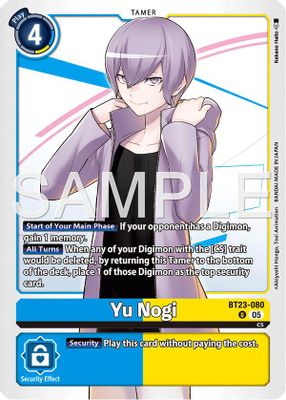 Yu Nogi card image