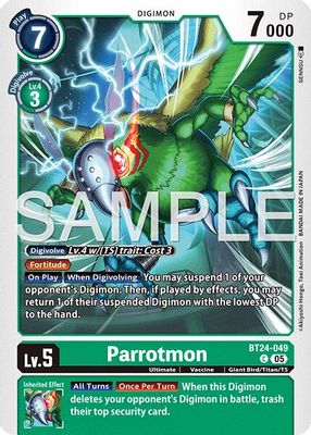 Parrotmon card image