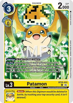 Patamon card image