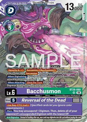 Bacchusmon card image