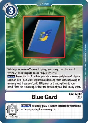 Blue Card card image