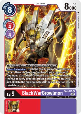 BlackWarGrowlmon card image