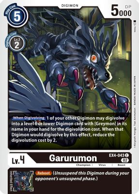 Garurumon card image