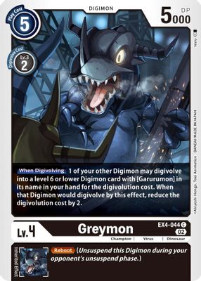 Greymon card image