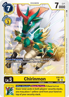 Chirinmon card image