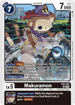 Makuramon card image