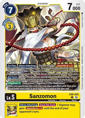 Sanzomon card image