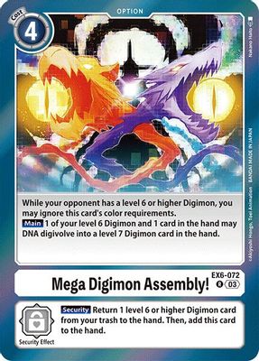 Mega Digimon Assembly! card image