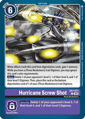 Hurricane Screw Shot